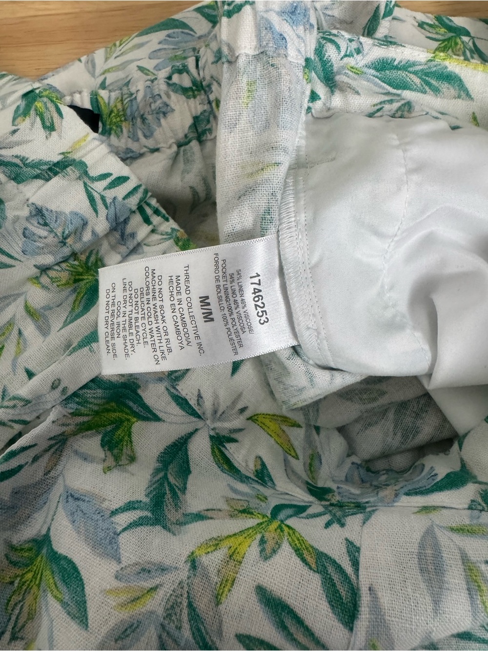 Ellen Tracy Linen Skort Skirt Shorts Green Leaf - Picture 7 of 11